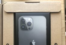 iPhone 13 Max Pro en su caja