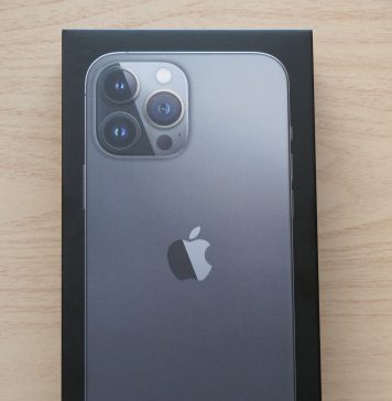 Caja de un iPhone 13 Pro Max
