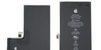 Batería del iPhone 13 Pro (izquierda) y del iPhone 12 Pro (derecha)