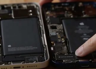 iPhone 13 por dentro, comparando su Taptic Engine más pequeño con el del iPhone 12