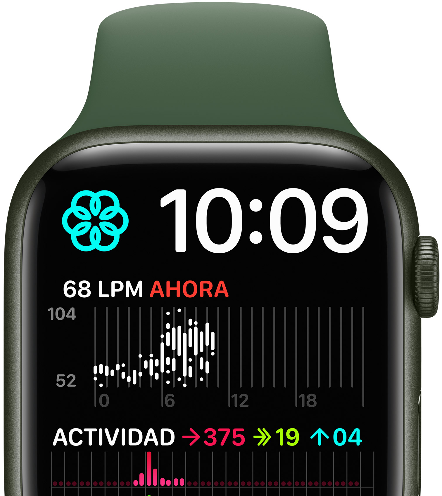 Apple Watch Series 7 en verde