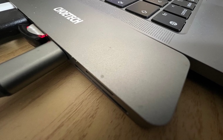 Hub USB en un MacBook Pro