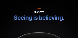 Concepto de diseño de gafas de realidad virtual de Apple