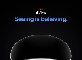 Concepto de diseño de gafas de realidad virtual de Apple