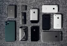 Todos los modelos principales de cada generación de iPhone hasta el iPhone 13