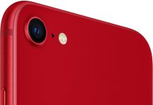 iPhone SE 3 en color rojo