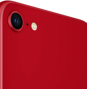 iPhone SE 3 en color rojo