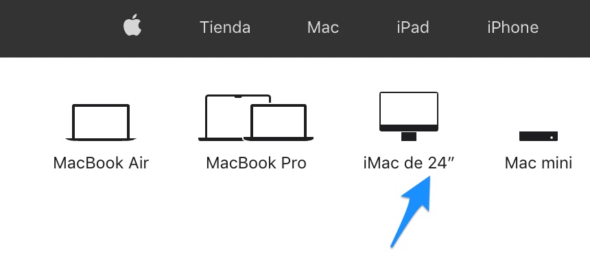 Si sólo va a haber un modelo de iMac, ya no tiene sentido poner las pulgadas de su pantalla en el nombre.