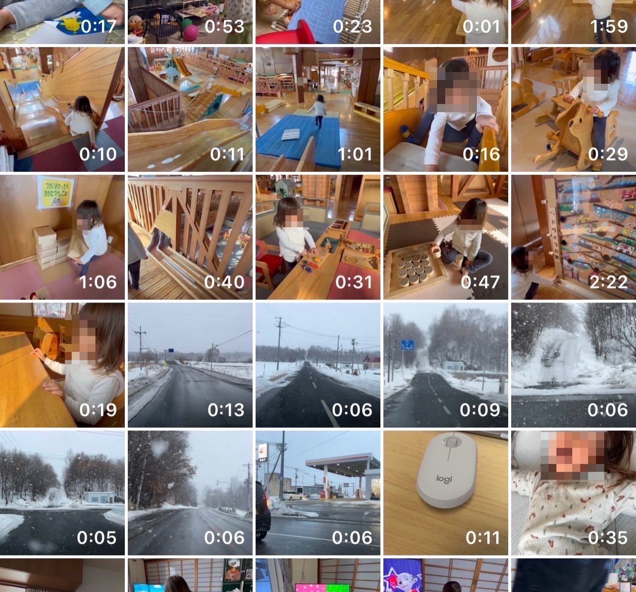 Vídeos guardados en el carrete de fotos del iPhone