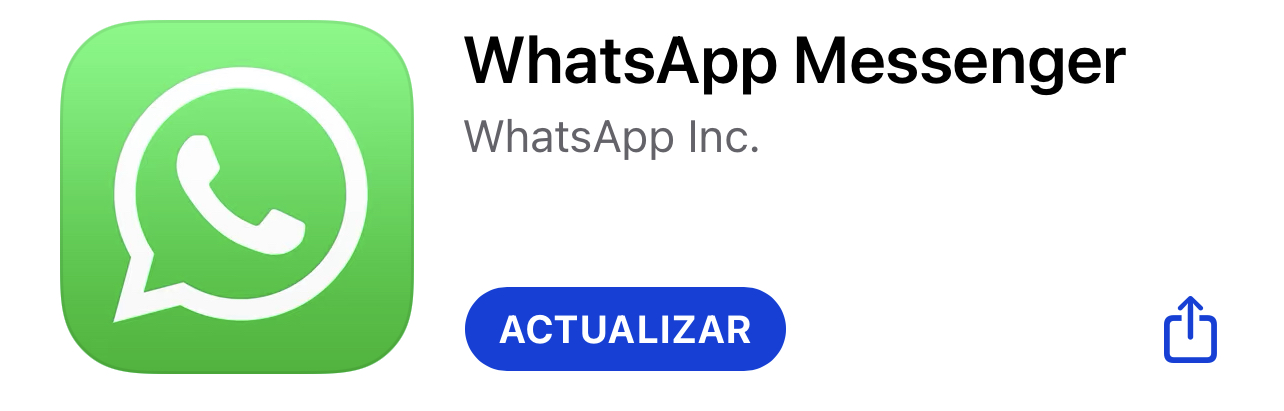 WhatsApp listo para actualizar