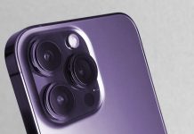 Concepto de diseño de cómo podría verse un iPhone 14 Pro de color lila
