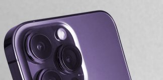 Concepto de diseño de cómo podría verse un iPhone 14 Pro de color lila