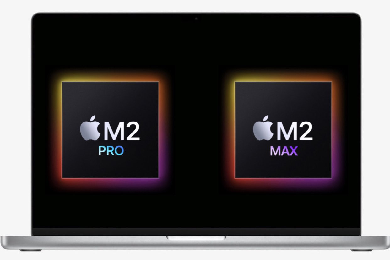 Procesadores M2 Pro y M2 Max en un MacBook Pro