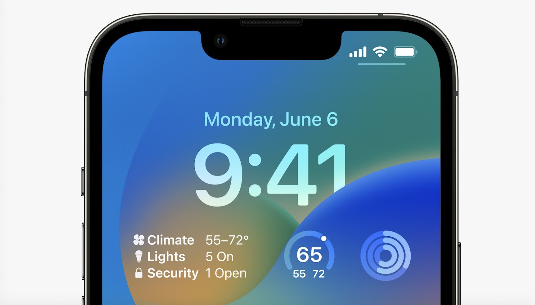 Widgets en la pantalla de bloqueo de iOS 16