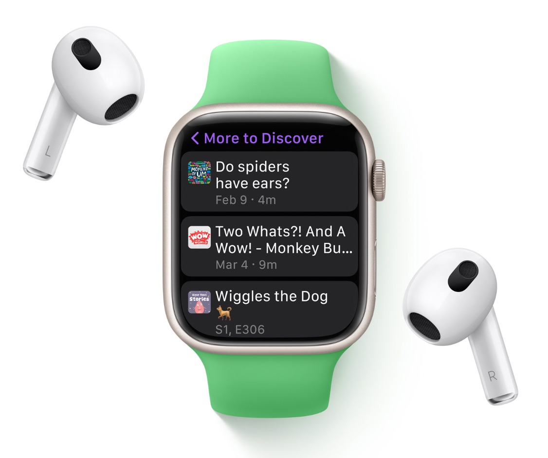 Podcasts en el Apple Watch