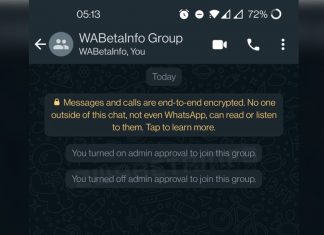 Grupos con admisión controlada por el administrador en WhatsApp
