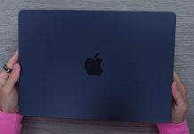 MacBook Air con M2 midnight color