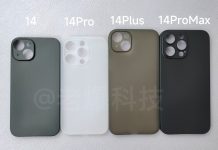 Supuestas fundas para el iPhone 14 y 14 Pro