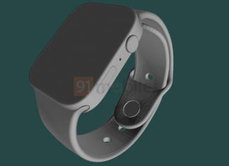 Supuesto diseño de pantalla plana para el Apple Watch Pro