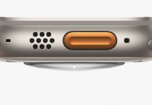 Detalle del nuevo botón de acción del Apple Watch Ultra