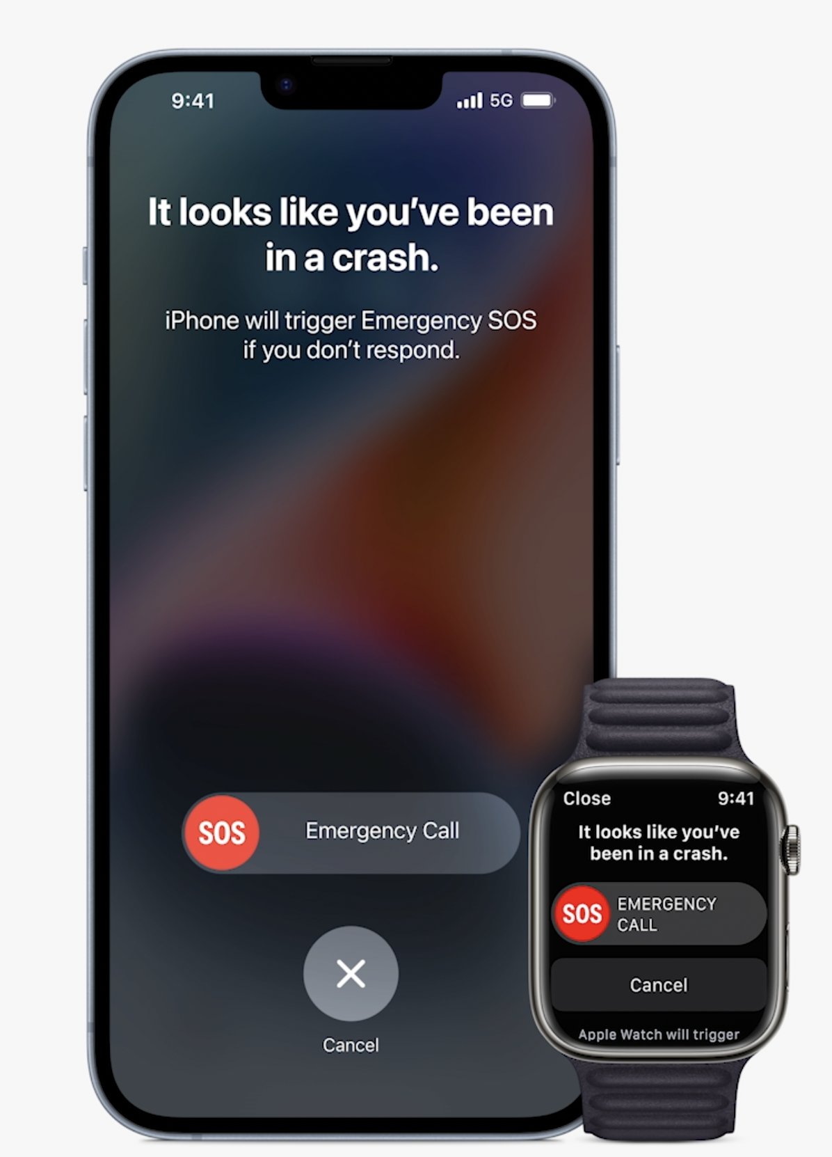 Llamadas de emergencia en el iPhone e Apple Watch