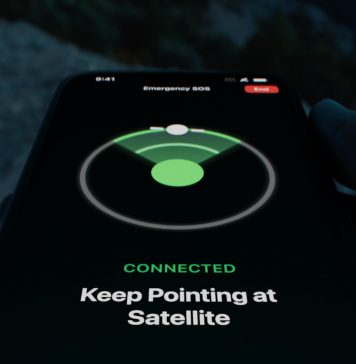 Buscando un satélite con el iPhone 14