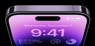 Dynamic Island de la pantalla del iPhone 14 Pro