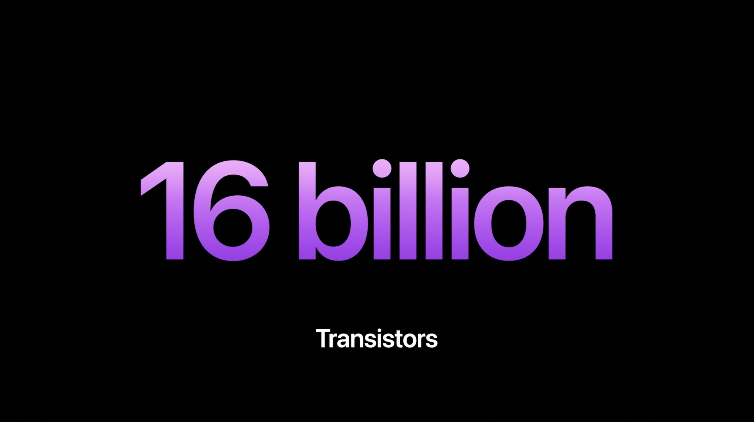 16.000 millones de transistores en el A16