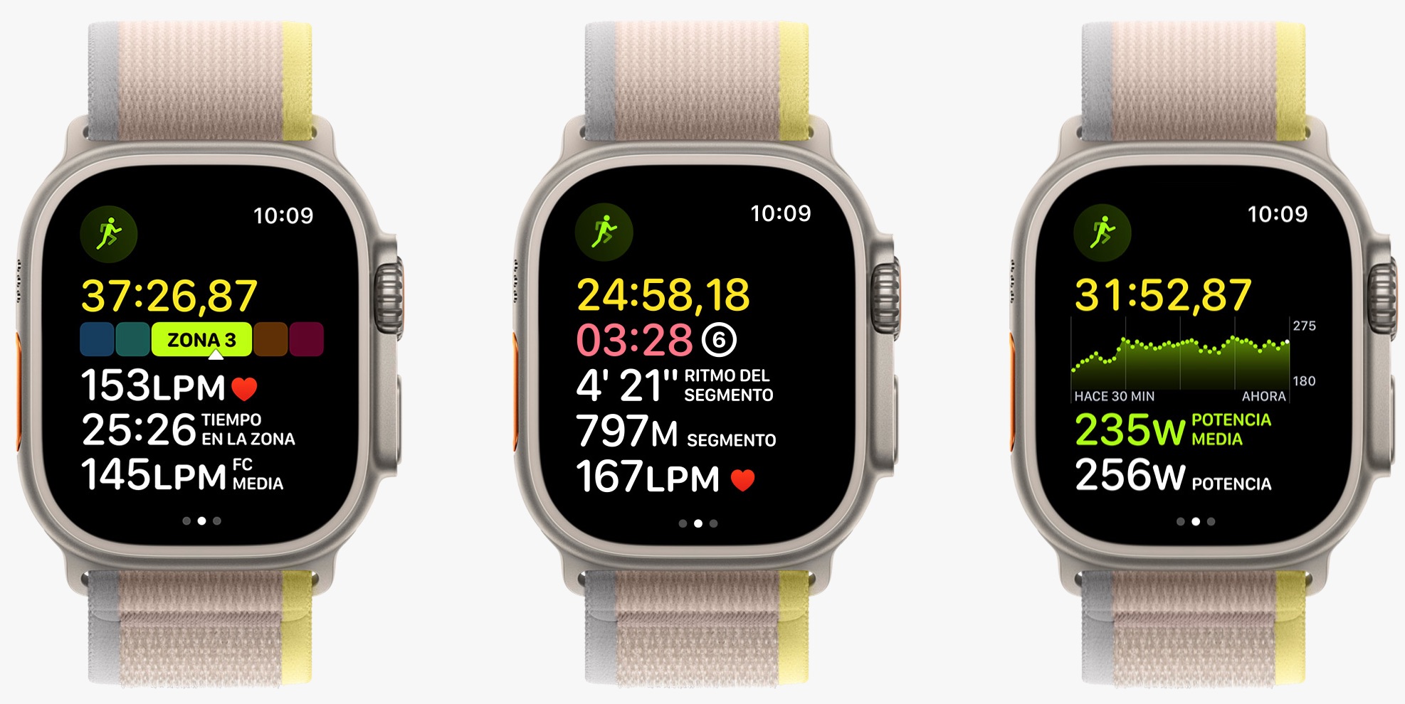 App de Entreno en el Apple Watch Ultra