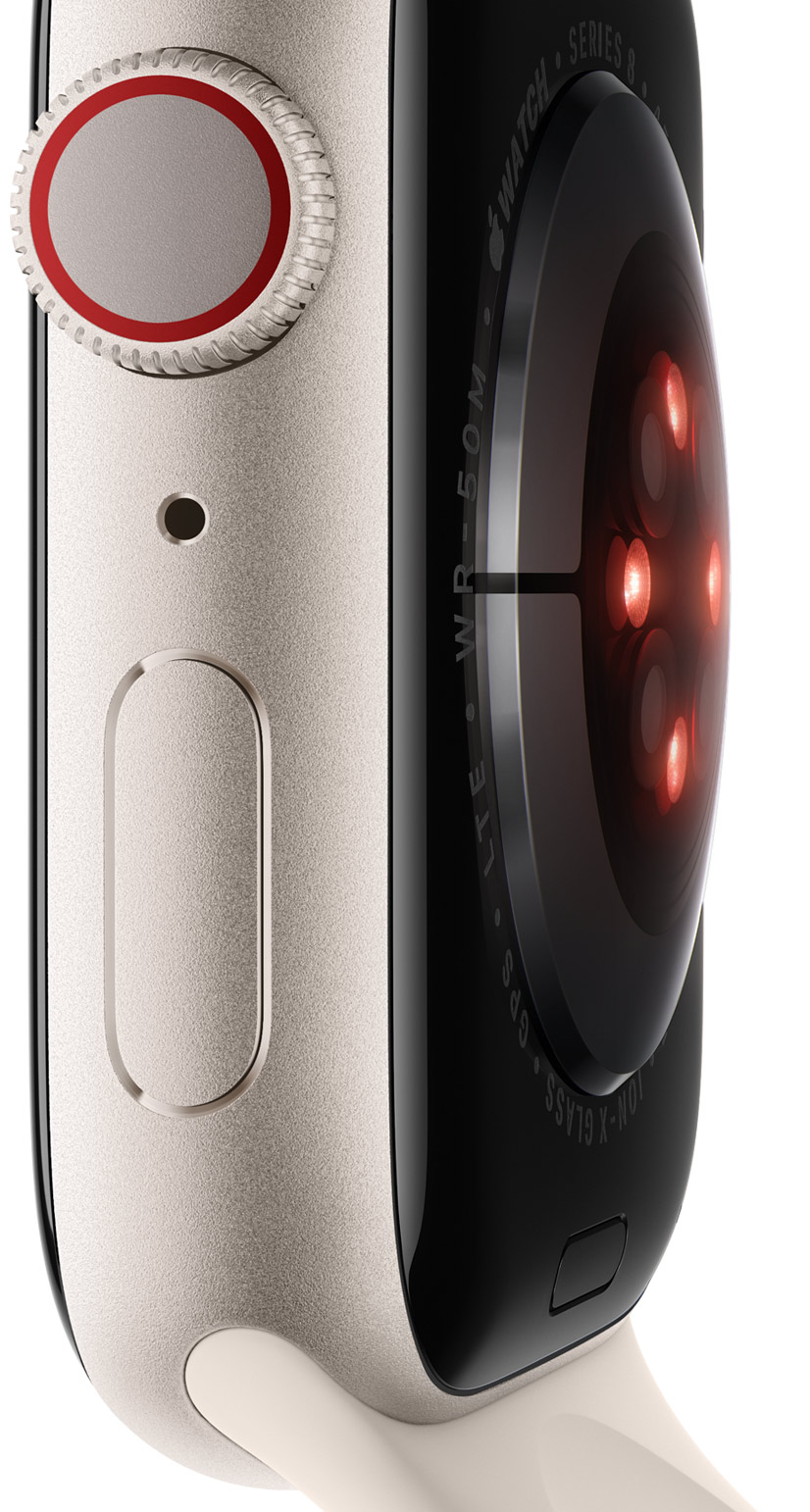 Sensor de temperatura en el Apple Watch Series 8