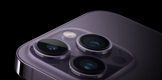 iPhone 14 Pro morado, detalle de cámaras traseras