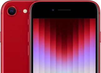 iPhone SE de tercera generación en color rojo