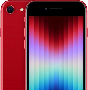 iPhone SE de tercera generación en color rojo