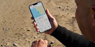 App de buceo Oceanic+ en el Apple Watch Ultra