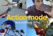 Modo de acción en el iPhone 14 Pro