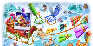 Felicitación de año nuevo de Telegram