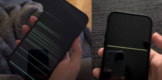 Líneas horizontales en la pantalla del iPhone 14 Pro