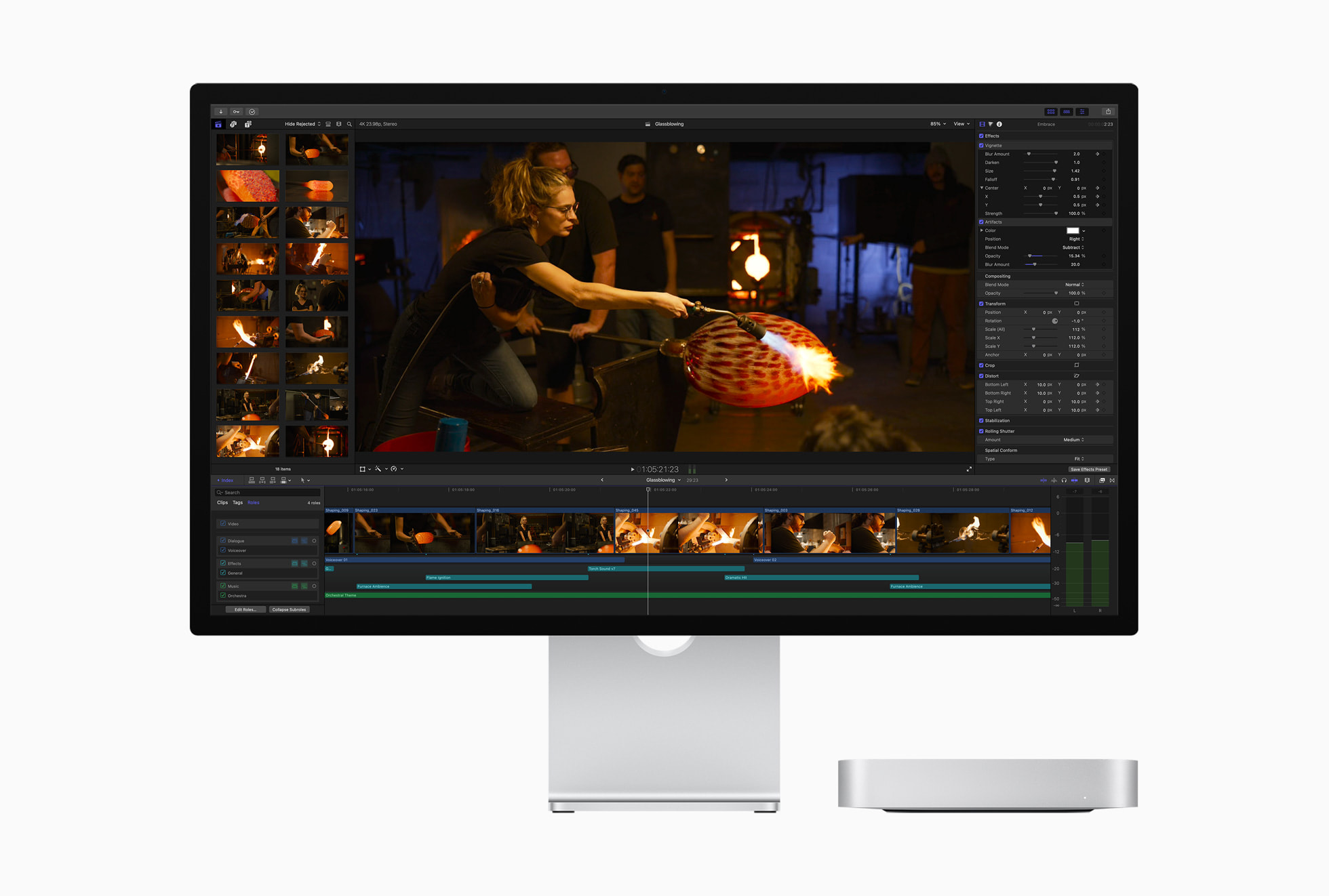 Mac mini con M2 o M2 Pro y su monitor Studio Display