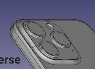 Modelo 3D de lo que se supone que es el iPhone 15 Pro
