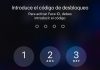 Pidiendo la contraseña de desbloqueo en un iPhone