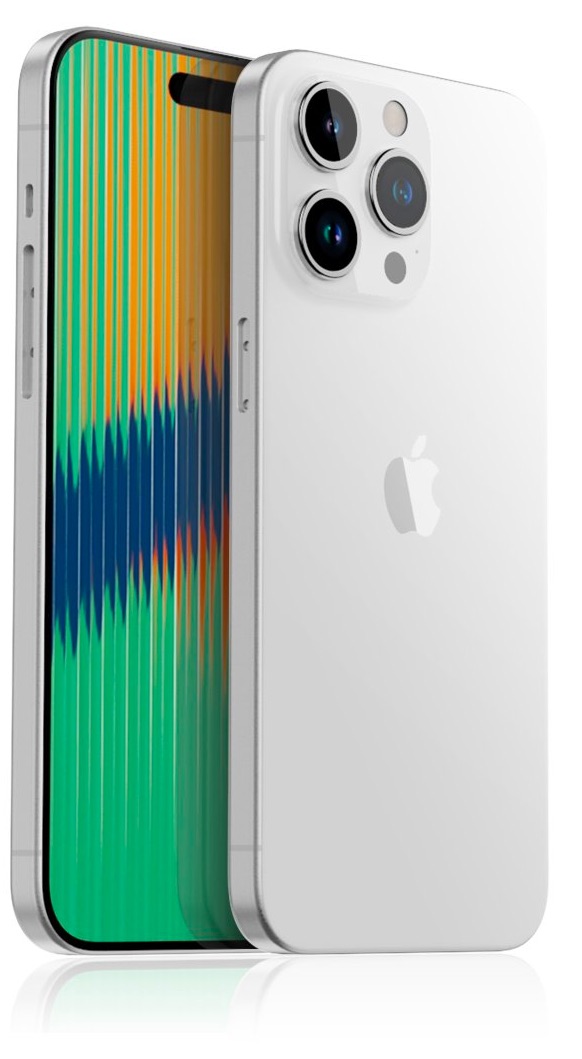 Imágenes generadas por ordenador que muestran el aspecto que podría tener el iPhone 15 Pro