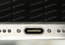 Supuesta imagen del conector USB-C del iPhone 15