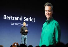 Bertrand Serlet presentado por Steve Jobs