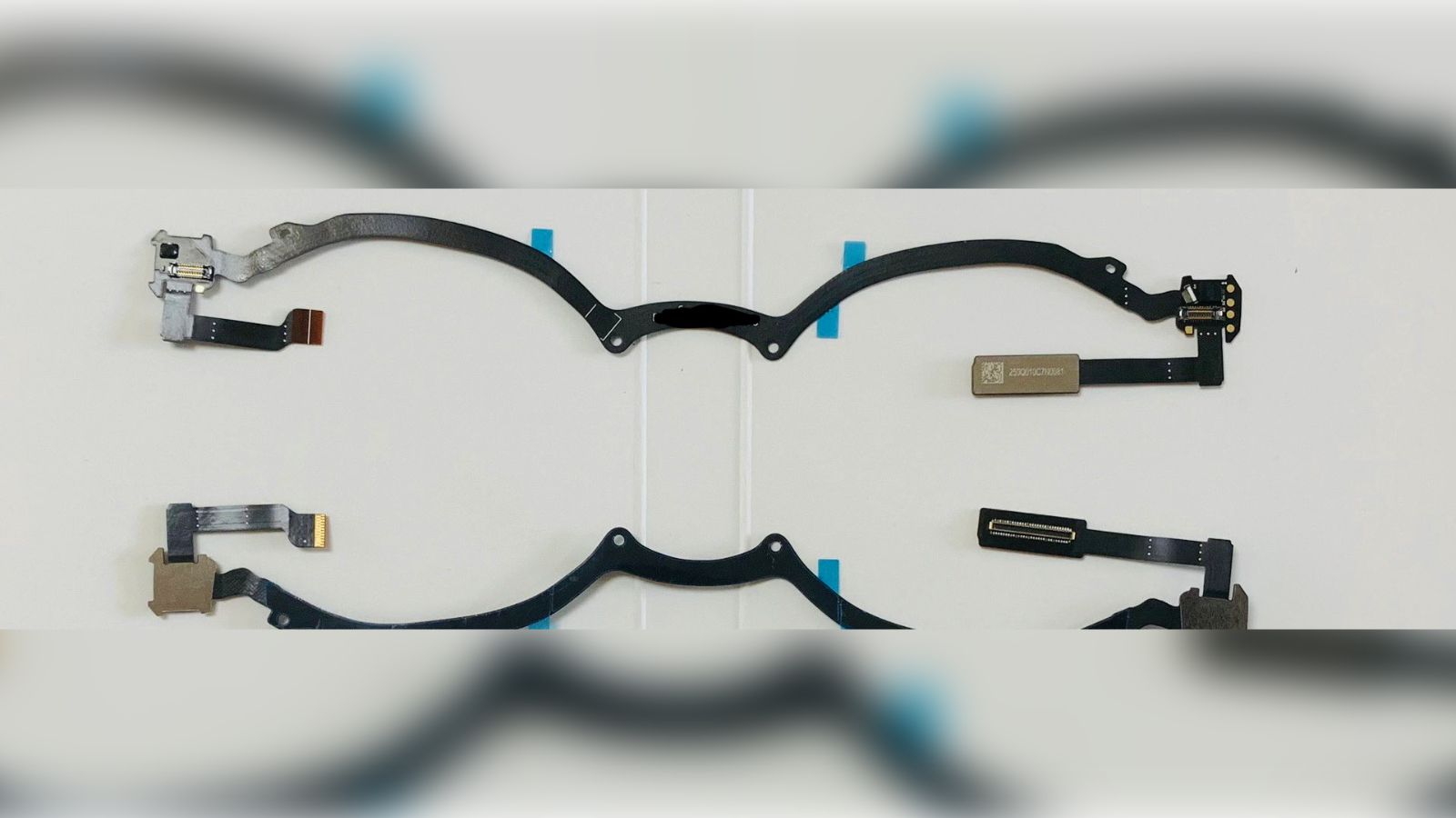Supuestos componentes de las gafas de realidad mixta de Apple
