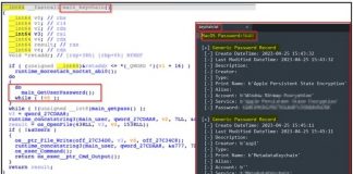Extracción de contraseñas del llavero (keychain) de macOS