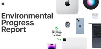 Informe de impacto medioambiental de Apple publicado en el año 2023