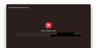 Mención a xros en App Store Connect