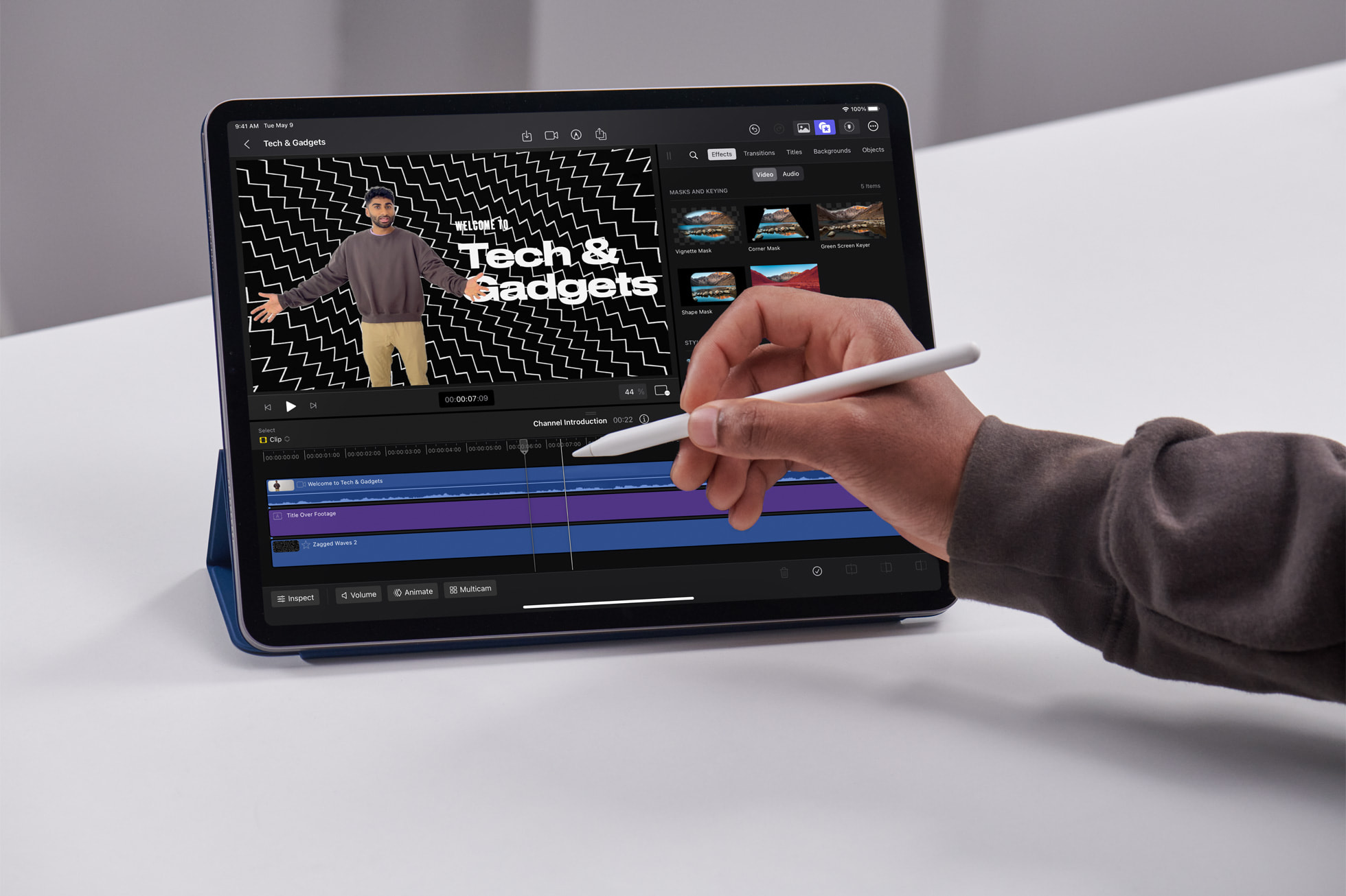 Final Cut Pro para iPad, con soporte para el Apple Pencil