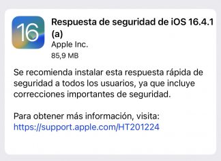 Respuestas de seguridad de iOS 16.4.1 (a)