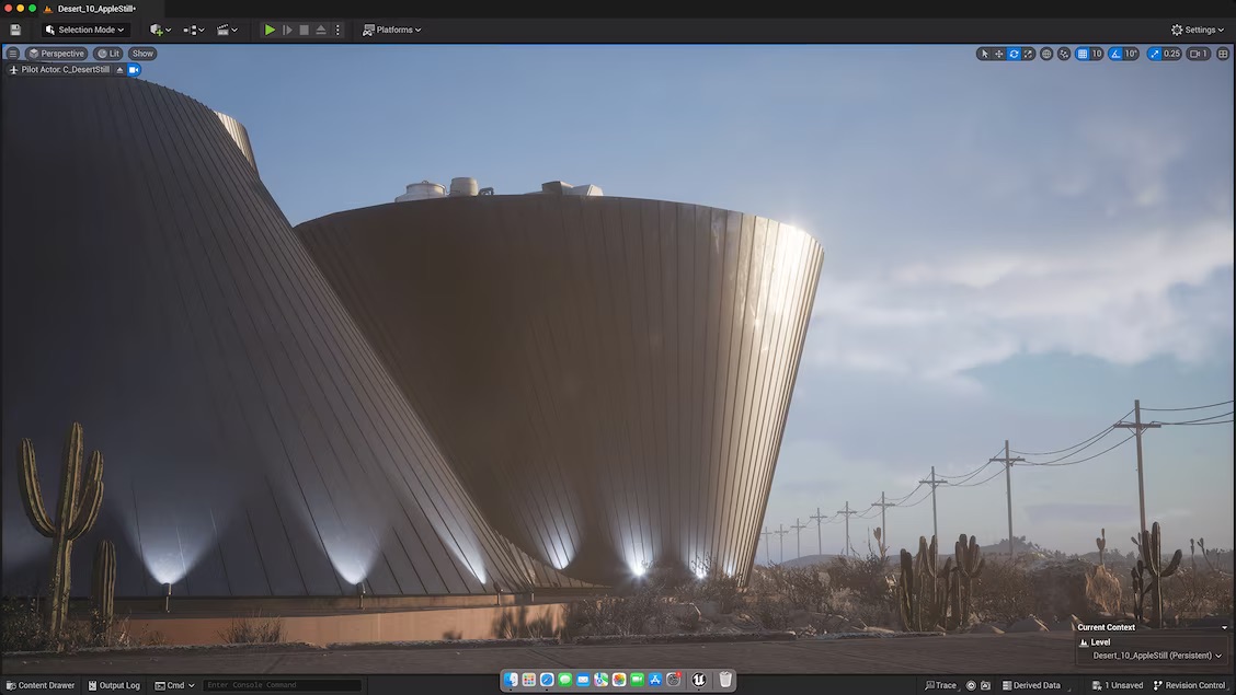 Unreal Engine 5 con soporte para Apple Silicon